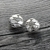 Picture of Sleek Classic Platinum Plated Stud Earrings