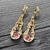 Picture of Classic Glass Dangle Earrings with Member Discount