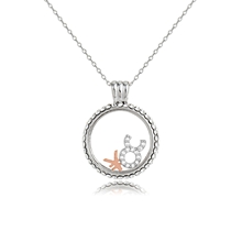 Show details for Purchase Platinum Plated White Pendant Necklace Best Price