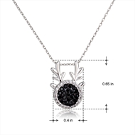 Picture of Inexpensive Copper or Brass Cubic Zirconia Pendant Necklace for Female