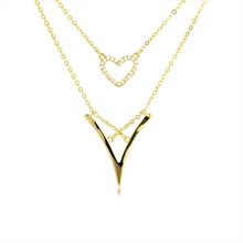Show details for Charming White Gold Plated Pendant Necklace As a Gift
