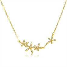 Show details for Delicate White Pendant Necklace at Super Low Price