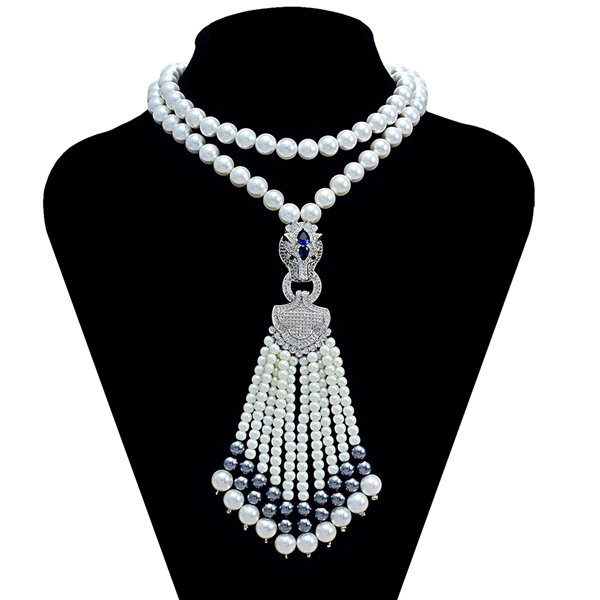 Picture of Custom Made Luxury Cubic Zirconia Long Chain>20 Inches