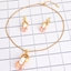 Show details for Zinc Alloy Multi-tone Plated Necklace and Earring Set from Certified Factory