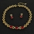 Picture of Low Cost Gold Plated Zinc Alloy Necklace and Earring Set with Low Cost