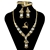 Picture of Sparkling And Fresh Colored African Style Gold Plated 4 Pieces Jewelry Sets
