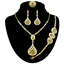 Show details for Cultured Gold Plated African Style 4 Pieces Jewelry Sets