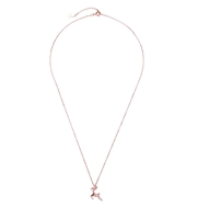 Picture of Eye-Catching Rose Gold Plated White Pendant Necklace with Member Discount