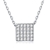 Picture of White Small Pendant Necklace with Low MOQ