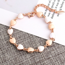 Show details for Bling Casual Rose Gold Plated Fashion Bracelet