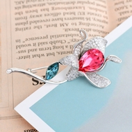 Picture of Featured Blue Zinc Alloy Brooche Shopping
