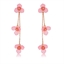 Show details for Staple Flower Pink Dangle Earrings with Low Cost