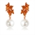 Picture of Brand New Red Zinc Alloy Dangle Earrings with Full Guarantee