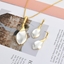 Show details for Fast Selling Gold Plated Casual Necklace and Earring Set from Editor Picks