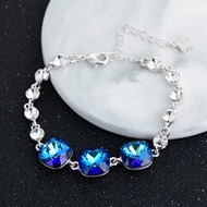 Show details for Zinc Alloy Platinum Plated Fashion Bracelet with Unbeatable Quality