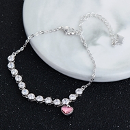 Show details for Fashion Love & Heart Fashion Bracelet in Flattering Style