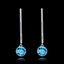 Show details for China Zinc-Alloy Sea Blue Drop & Dangle