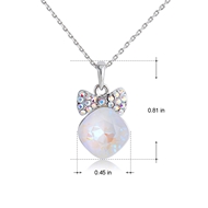 Picture of Nickel Free Platinum Plated Small Pendant Necklace with Easy Return
