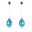 Show details for Great Swarovski Element Platinum Plated Dangle Earrings