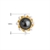 Picture of Wholesale Gold Plated Black Stud Earrings at Great Low Price
