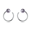 Show details for Zinc Alloy Black Stud Earrings for Her