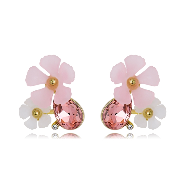 Picture of Great Value Pink Zinc Alloy Stud Earrings with Member Discount