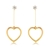 Picture of Zinc Alloy Love & Heart Dangle Earrings at Great Low Price