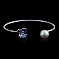 Show details for Fancy Casual Platinum Plated Fashion Bangle