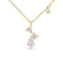 Show details for White Rose Gold Plated Pendant Necklace in Bulk