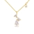 Picture of White Rose Gold Plated Pendant Necklace in Bulk