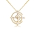 Picture of Distinctive White Gold Plated Pendant Necklace of Original Design
