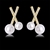 Picture of Impressive White Gold Plated Stud Earrings with Low MOQ