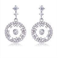 Picture of Latest Casual Cubic Zirconia Dangle Earrings