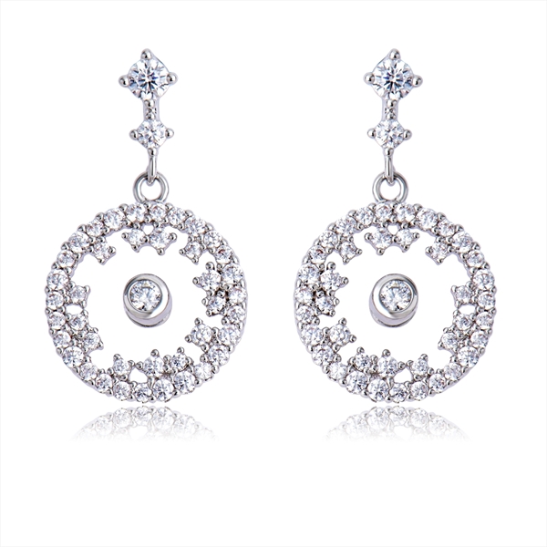 Picture of Latest Casual Cubic Zirconia Dangle Earrings