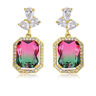 Picture of Delicate Cubic Zirconia Dangle Earrings with Fast Shipping