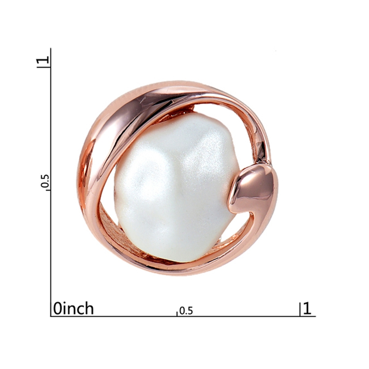 Good Quality Rose Gold Plated Small Stud