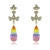 Picture of Copper or Brass Colorful Dangle Earrings with Unbeatable Quality