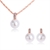 Picture of Unique Artificial Pearl Zinc Alloy Necklace and Earring Set