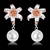 Picture of Good Quality Artificial Pearl White Dangle Earrings