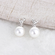 Picture of Trendy Platinum Plated Casual Stud Earrings with Worldwide Shipping