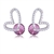 Picture of Nickel Free Platinum Plated Small Stud Earrings with No-Risk Refund