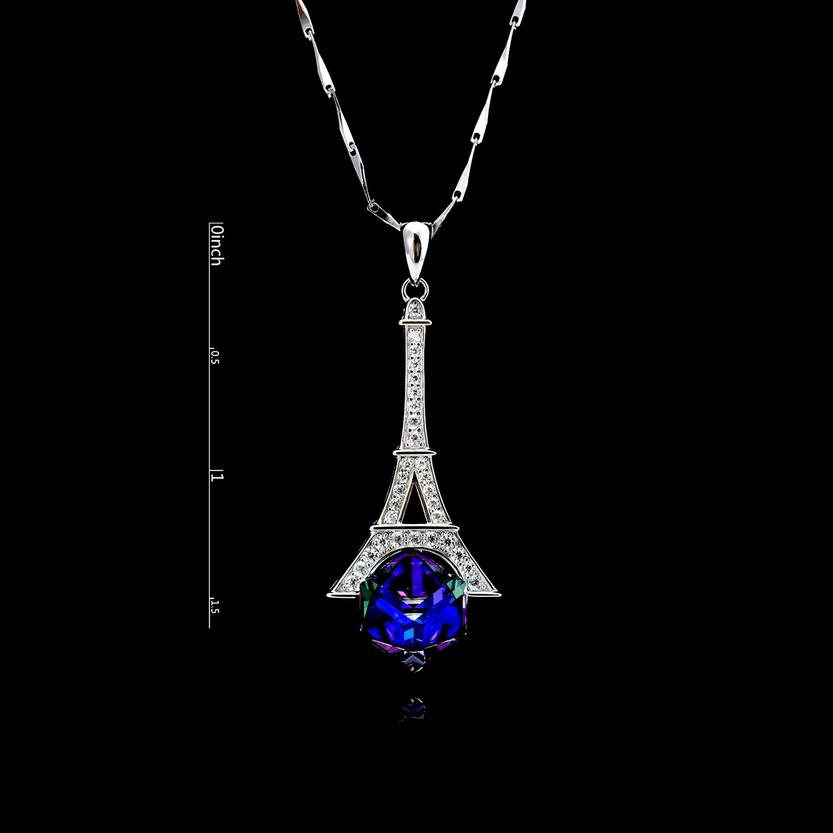 Great Value Colorful Swarovski Element Pendant Necklace with Member