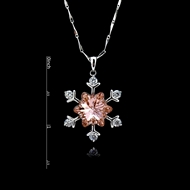 Picture of Casual Pink Pendant Necklace with Fast Delivery