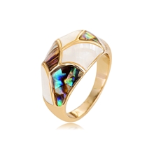 Show details for Low Price Gold Plated Fashion Fashion Ring of Original Design