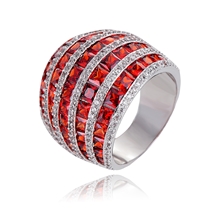 Show details for Wholesale Platinum Plated Fashion Fashion Ring with No-Risk Return