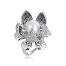 Show details for Inexpensive Copper or Brass Flower Fashion Ring from Reliable Manufacturer