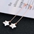 Picture of Fashionable Casual Star Dangle Earrings