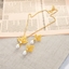 Show details for Sparkly Casual White Necklace and Earring Set