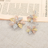 Show details for Delicate Flower Dubai Necklace and Earring Set