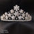 Picture of Designer Platinum Plated Cubic Zirconia Crown with No-Risk Return